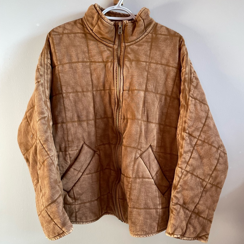 Free People Dolman Quilted Knit Jacket - Picture 2 of 13